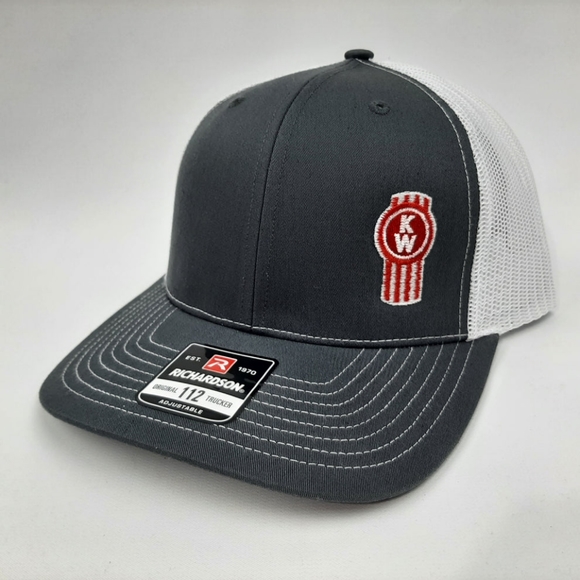 Richardson 112 Trucker Kenworth KW Bug Logo USA Embroidery Hat Long Haul 18 Whee - Picture 4 of 4